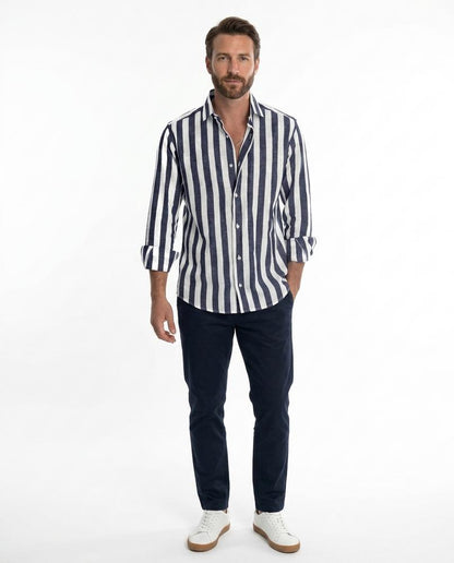 Cloppenburg Mode - Liwom | Gestreiftes Langärmliges Hemd Herren