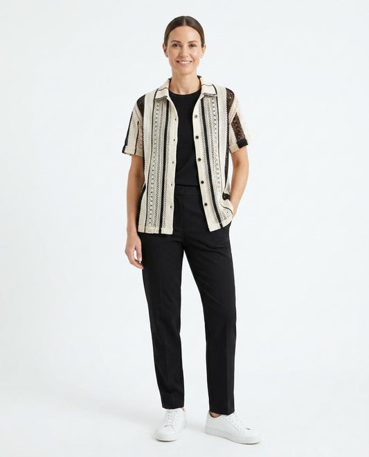 Cloppenburg Mode - Kuzor | Gestreiftes Durchbrochenes Hemd Herren