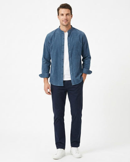 Cloppenburg Mode - Mepit | Stehkragen Cord Hemd Herren