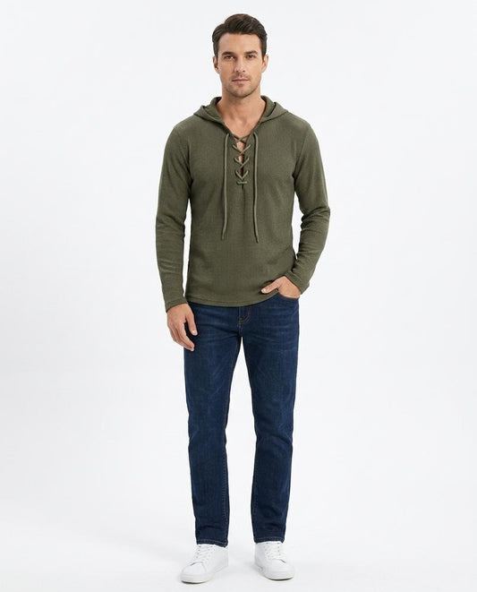 Cloppenburg Mode - Dupiv | Strukturiert Geschnürt Hoodie Herren
