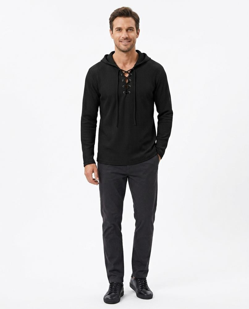 Cloppenburg Mode - Dupiv | Strukturiert Geschnürt Hoodie Herren