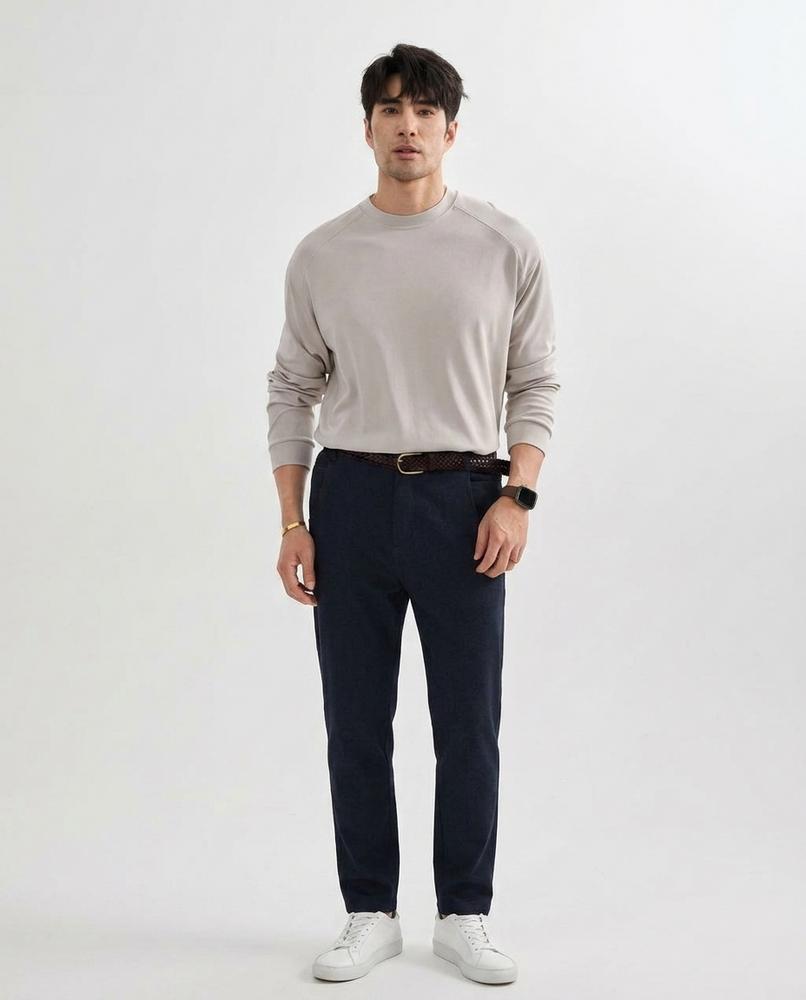 Cloppenburg Mode - Yabur | Langärmliges Feingestricktes Sweatshirt Herren