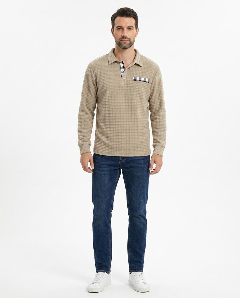Cloppenburg Mode - Kehom | Strukturiert Langärmlig Sweatshirt Herren
