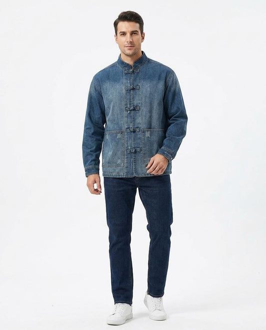 Cloppenburg Mode - Demov | Verwaschene Denim Jacke Herren