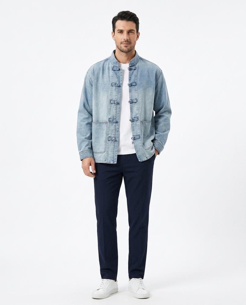 Cloppenburg Mode - Demov | Verwaschene Denim Jacke Herren
