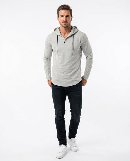 Cloppenburg Mode - Vimuk | Langärmliger Geknöpfter Hoodie Herren