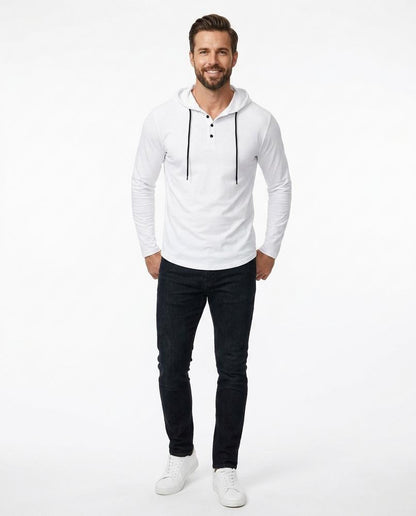 Cloppenburg Mode - Vimuk | Langärmliger Geknöpfter Hoodie Herren