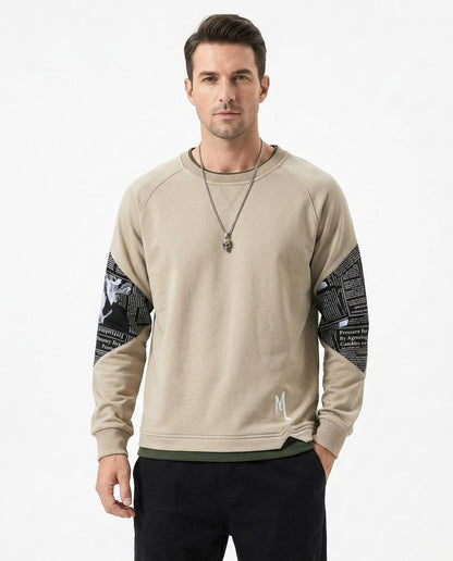 Cloppenburg Mode - Cofad | Bedruckt Langärmlig Sweatshirt Herren