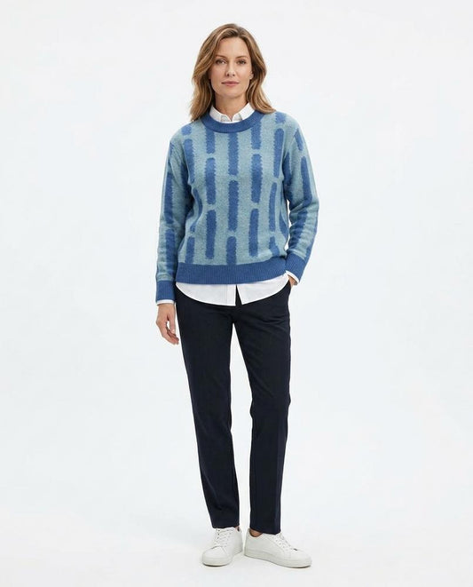 Cloppenburg Mode - Zibed | Gestreifter Strukturierter Pullover Herren