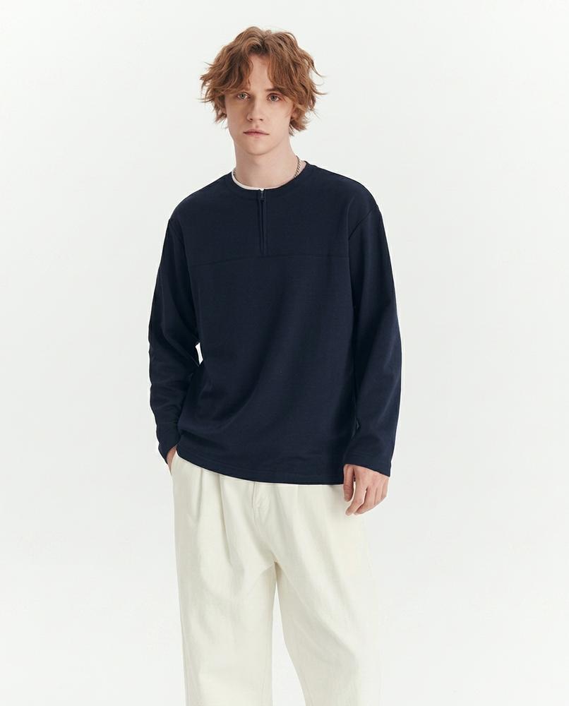 Cloppenburg Mode - Nehas | Langärmliges Reißverschluss Shirt Herren