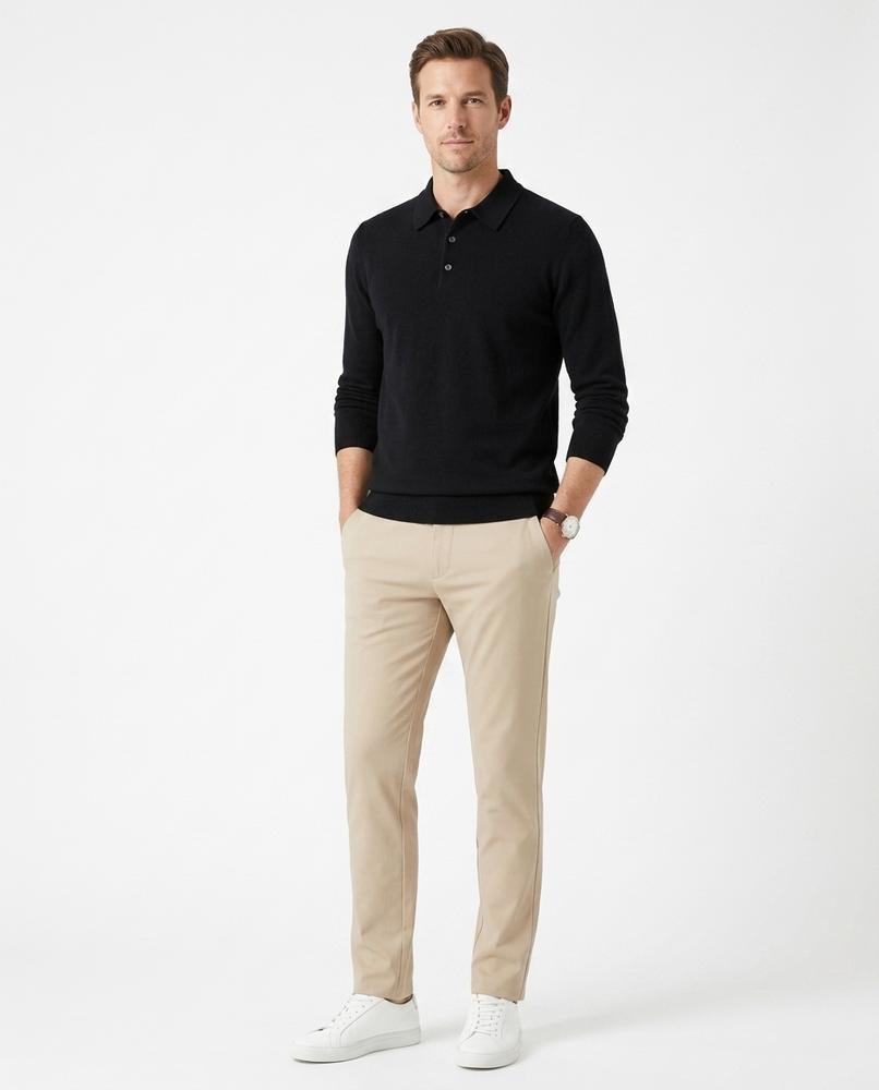 Cloppenburg Mode - Mikot | Melierter Geknöpfter Pullover Herren