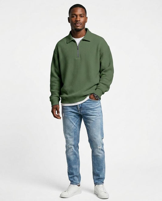 Cloppenburg Mode - Yetil | Langärmliger Waffelstrick Pullover Herren
