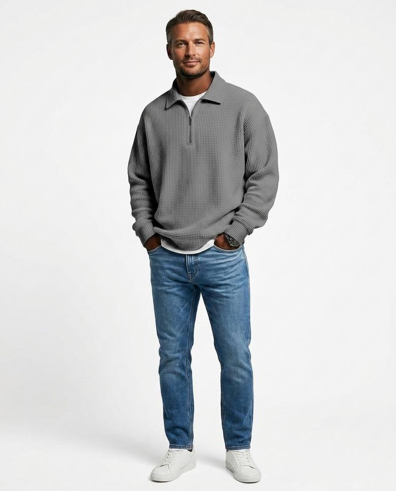 Cloppenburg Mode - Yetil | Langärmliger Waffelstrick Pullover Herren