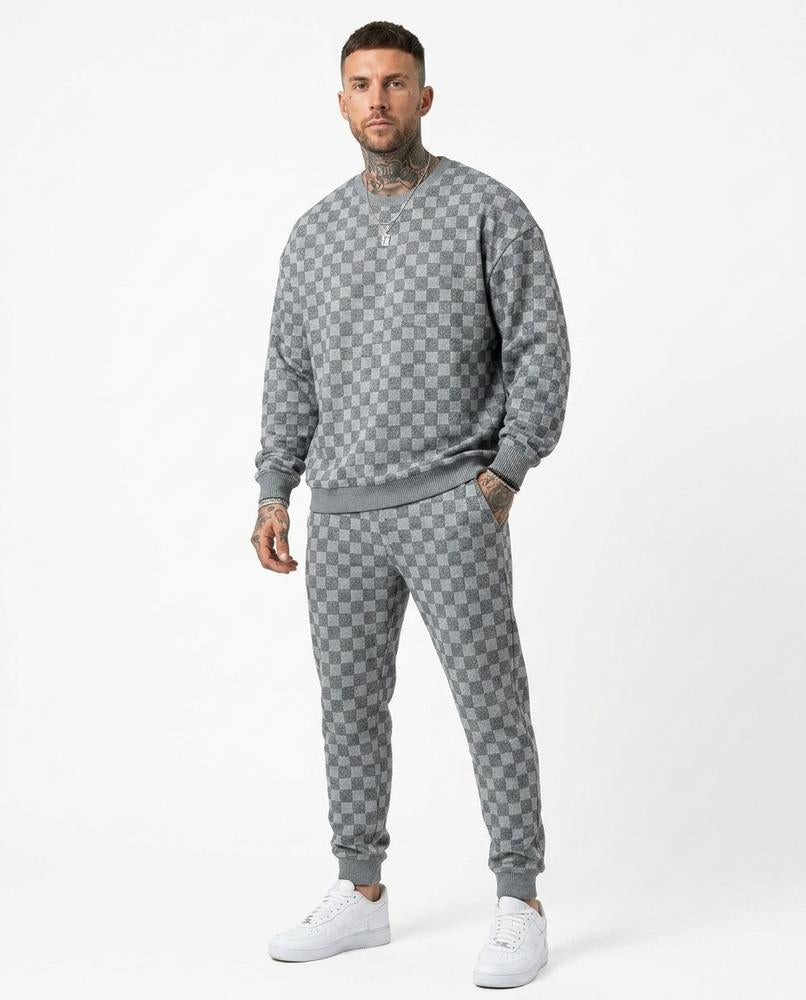 Cloppenburg Mode - Aivav | Gewürfeltes Langärmliges Sweatshirt Herren