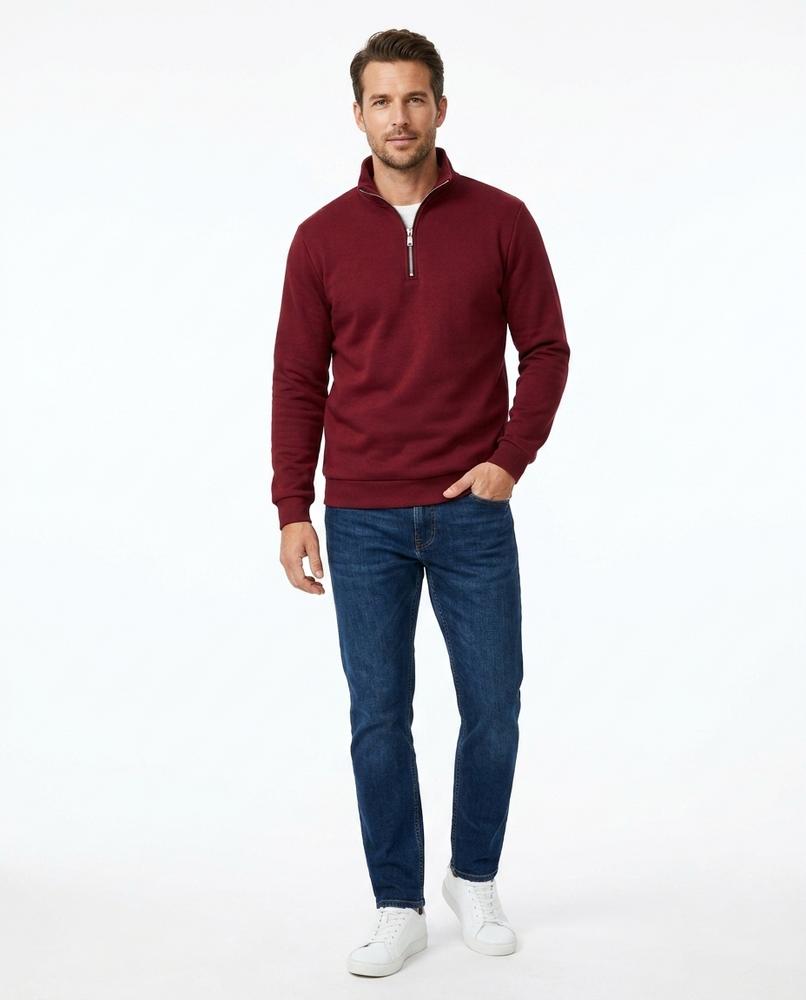 Cloppenburg Mode - Cetus | Strukturiert Hochschließend Pullover Herren