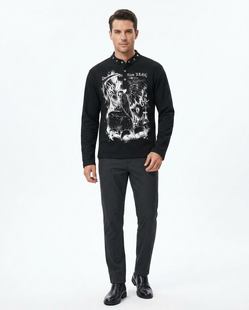 Cloppenburg Mode - Naved | Langärmliges Bedrucktes Shirt Herren