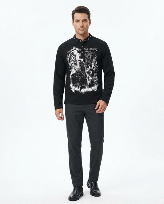Cloppenburg Mode - Naved | Langärmliges Bedrucktes Shirt Herren