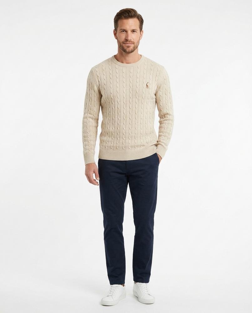 Cloppenburg Mode - Runim | Zopfgemustert Feingestrickt Pullover Herren