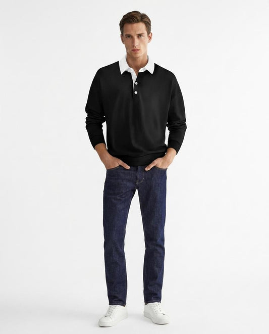 Cloppenburg Mode - Duses | Langärmliges Kontrastfarbenes Sweatshirt Herren
