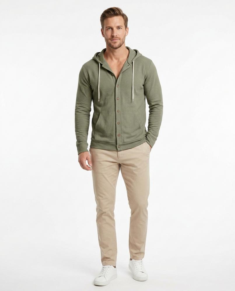 Cloppenburg Mode - Yofim | Geknöpft Strukturiert Hoodie Herren