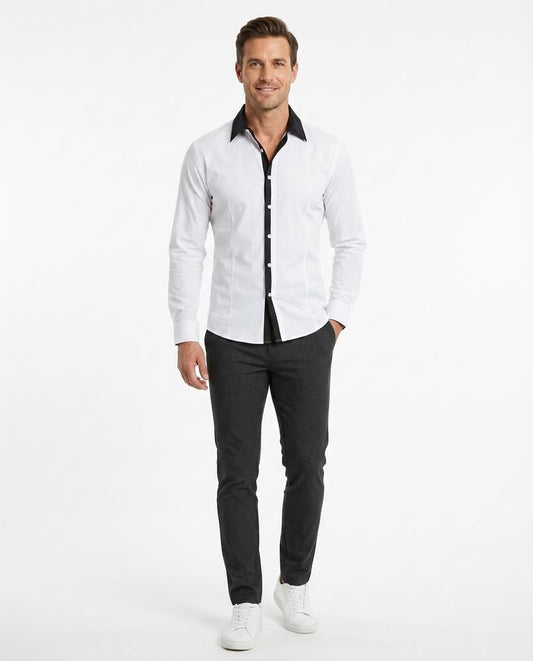 Cloppenburg Mode - Yufim | Tailliert Zweifarbig Hemd Herren