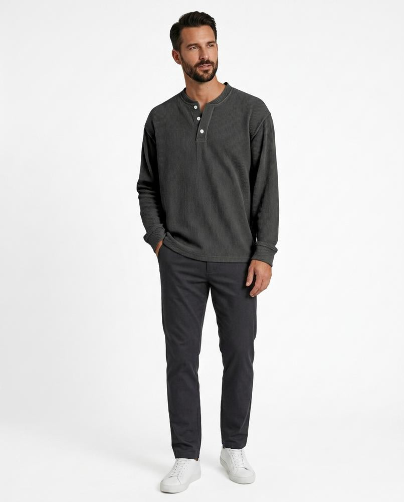 Cloppenburg Mode - Yugud | Gerippt Langärmlig Shirt Herren