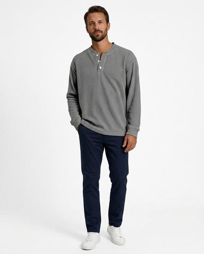 Cloppenburg Mode - Yugud | Gerippt Langärmlig Shirt Herren