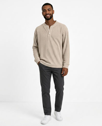 Cloppenburg Mode - Yugud | Gerippt Langärmlig Shirt Herren