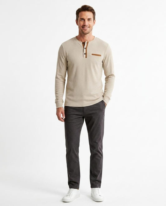Cloppenburg Mode - Titis | Langärmlig Gerippt Shirt Herren