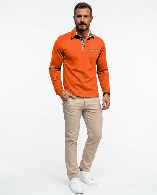 Cloppenburg Mode - Topel | Langärmliges Kontrastfarbenes Shirt Herren