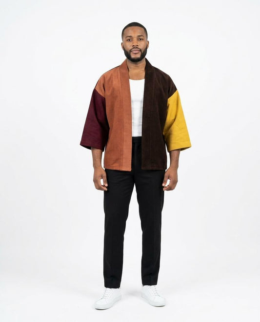 Cloppenburg Mode - Cagim | Mehrfarbig Kragenlos Jacke Herren