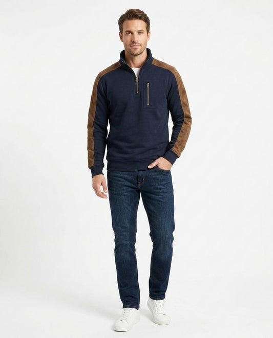 Cloppenburg Mode - Mafil | Strukturiertes Reißverschluss Sweatshirt Herren