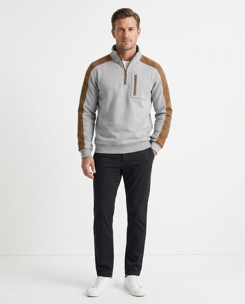 Cloppenburg Mode - Mafil | Strukturiertes Reißverschluss Sweatshirt Herren