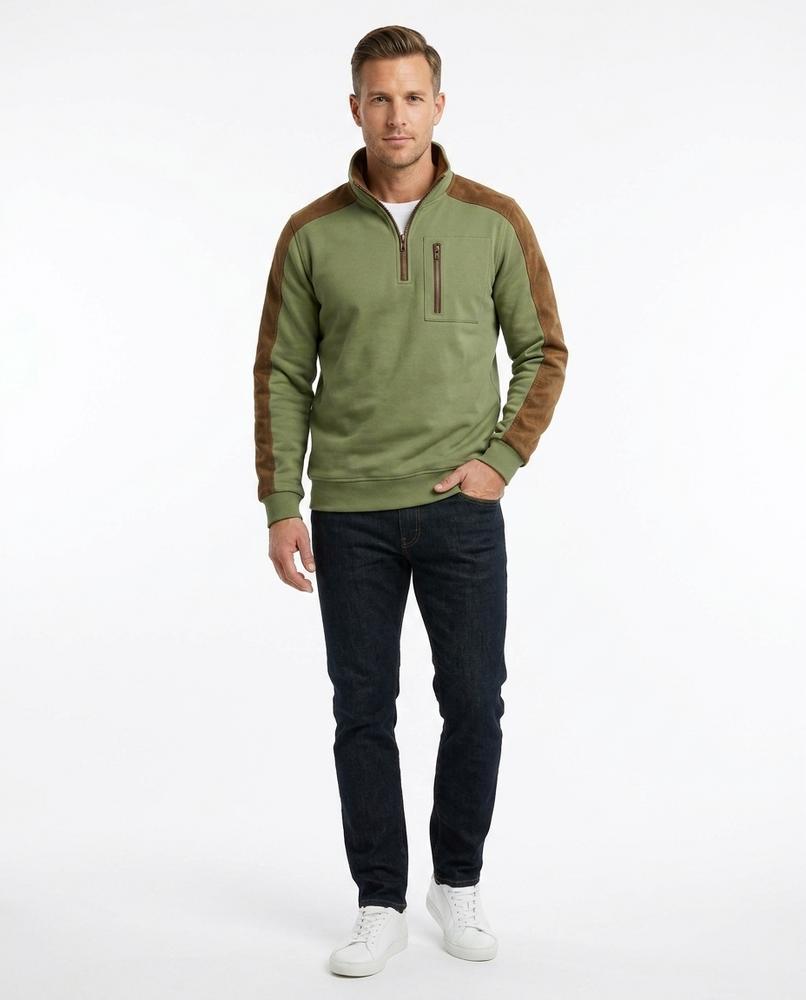 Cloppenburg Mode - Mafil | Strukturiertes Reißverschluss Sweatshirt Herren