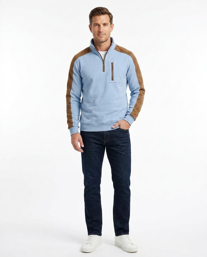 Cloppenburg Mode - Mafil | Strukturiertes Reißverschluss Sweatshirt Herren