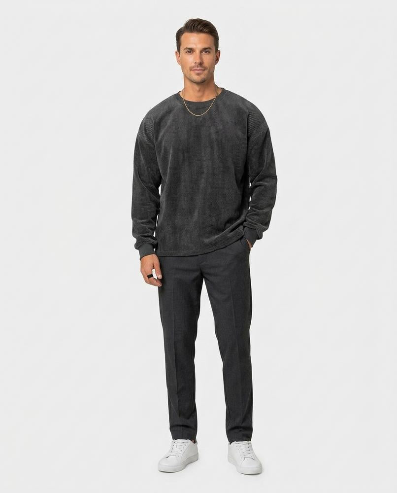 Cloppenburg Mode - Debus | Gerippter Lockerer Pullover Herren