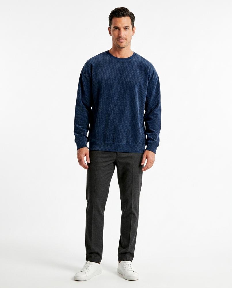 Cloppenburg Mode - Debus | Gerippter Lockerer Pullover Herren