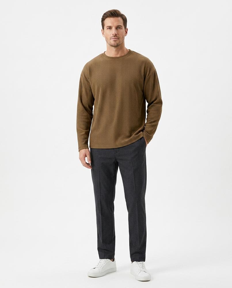 Cloppenburg Mode - Debus | Gerippter Lockerer Pullover Herren