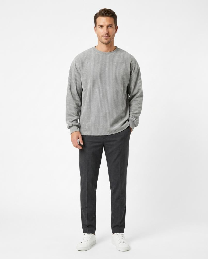 Cloppenburg Mode - Debus | Gerippter Lockerer Pullover Herren