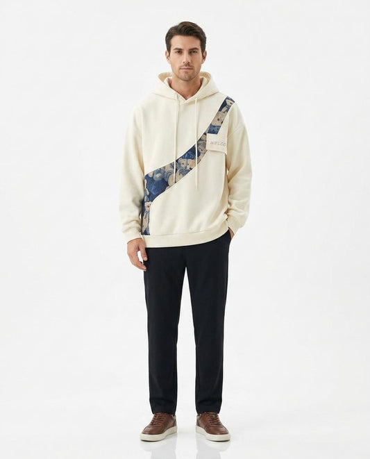Cloppenburg Mode - Yemir | Kontrastierender Locker Geschnittener Hoodie Herren