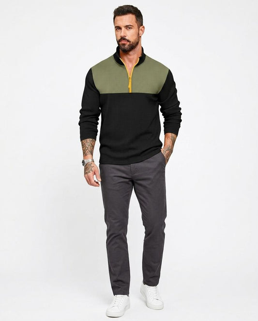 Cloppenburg Mode - Rifit | Strukturierter Zweifarbiger Pullover Herren