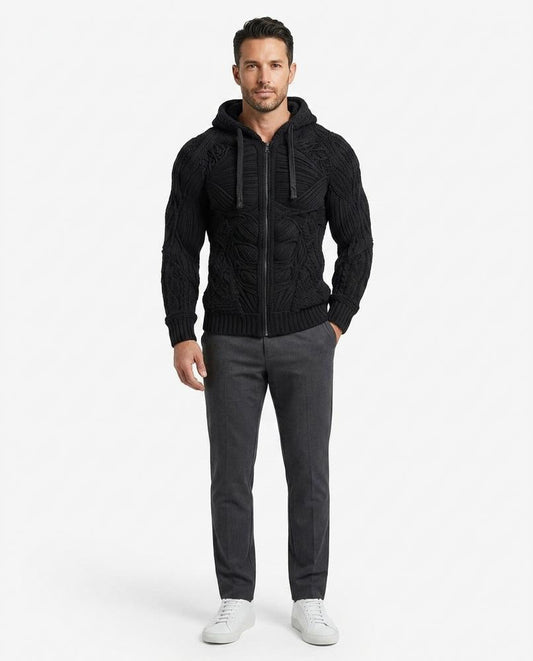 Cloppenburg Mode - Tamun | Strukturiert Körperbetont Hoodie Herren