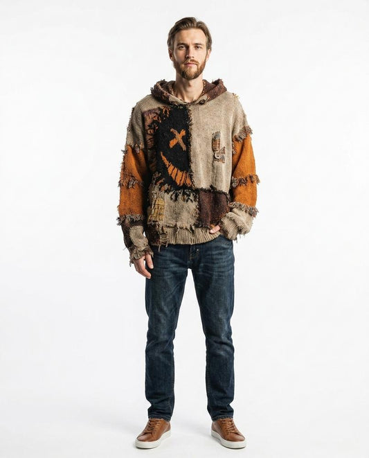 Cloppenburg Mode - Mehil | Grobgestrickter Fransiger Hoodie Herren