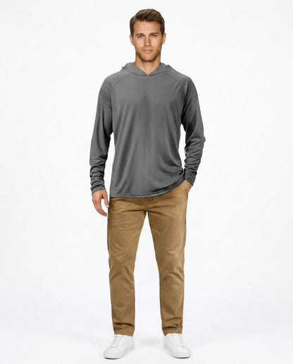 Cloppenburg Mode - Nabid | Langärmliger Jersey Hoodie Herren