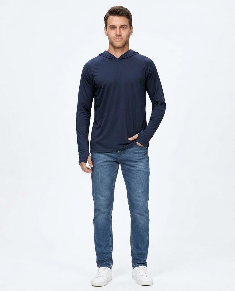 Cloppenburg Mode - Nabid | Langärmliger Jersey Hoodie Herren