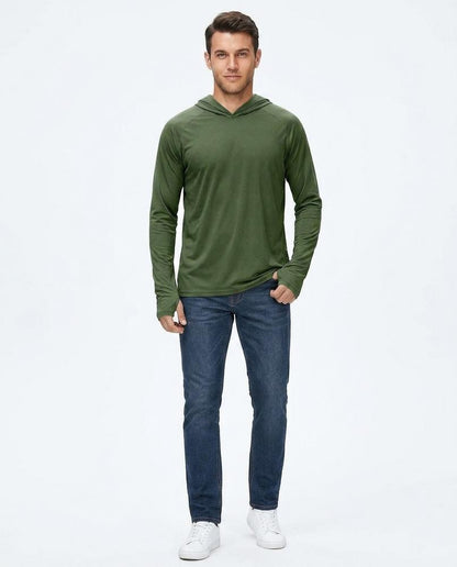 Cloppenburg Mode - Nabid | Langärmliger Jersey Hoodie Herren