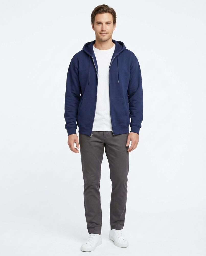 Cloppenburg Mode - Tedan | Gezipter Unifarbener Hoodie Herren