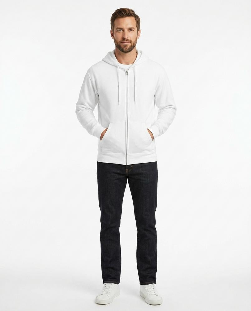 Cloppenburg Mode - Tedan | Gezipter Unifarbener Hoodie Herren