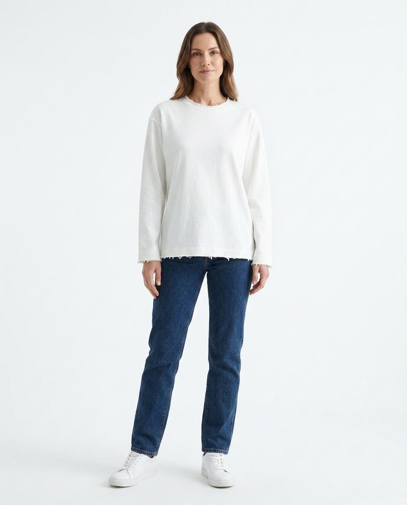 Cloppenburg Mode - Lufod | Langärmliges Offenkantiges Shirt Unisex