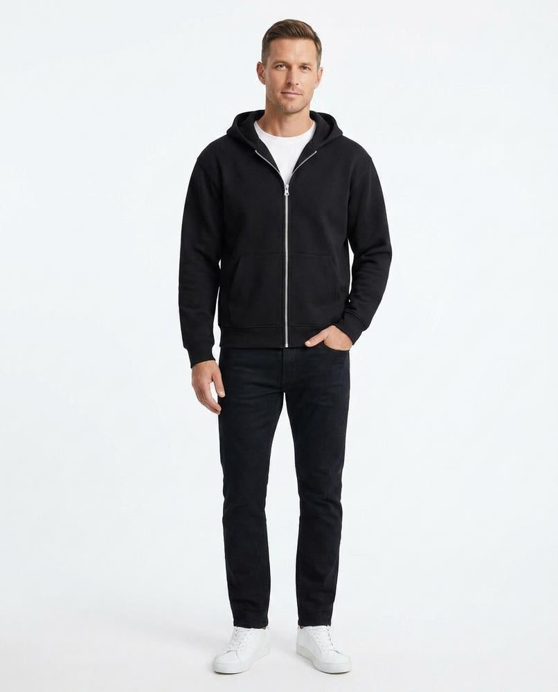 Cloppenburg Mode - Dogem | Gezipter Unifarbener Hoodie Herren